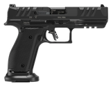 Walther Arms 289700810 PDP  Full Size 9mm Luger 10+1 4.50" Black Polygonal Rifled Barrel, Black Optic Ready/Serrated Slide, Black Steel Frame w/Picatinny Rail, Textured Wraparound Grip