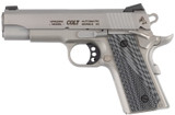 Light Weight Officer .45 ACP 4.25" G10 SS 7rd