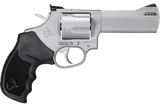 Taurus 2440049TKR Tracker 44 Medium Frame 44 Rem Mag 5rd 4" Matte Stainless Ported Barrel, Cylinder & Frame, Adjustable Rear Sight, Black Rubber Grip, Transfer Bar Safety, Exposed Hammer