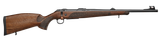 CZ-USA 07308 600+ Lux 30-06 Springfield 5+1 20" Black Nitride Threaded Barrel, Black Nitride Steel Drilled & Tapped Receiver, Walnut Fixed Stock