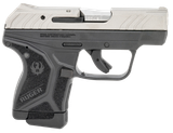 Ruger 13724 LCP II  Sports South Exclusive 22 LR 10+1 2.75" Satin Stainless Steel Barrel, Silver Cerakote Serrated Slide, Black Textured Polymer Frame, Features Lite Rack System, Manual Safety