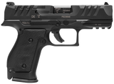 Walther Arms 2872111 PDP Steel Frame 9mm Luger 15+1 4" Black Steel Barrel, Matte Black Tenifer Optic Ready/Serrated Steel Slide, Black Steel Frame w/Picatinny Rail, Textured Wraparound Grip
