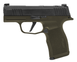 SIG P365X 9MM 3.1" 12RD GRN/BLK OR