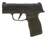 SIG P365X 9MM 3.1" 12RD GRN/BLK OR