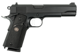 MAC 10100575 1911 Meusoc Full Size Frame 45 ACP 8+1 5" Black Target Crown Barrel, QPQ Tenifer Cerakote Steel Serrated Slide, QPQ Tenifer Cerakote Steel Frame w/Beavertail, Black Pachmayr Grip