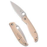 SPYDERCO MANTRA 4 G-10 3.34" WHT/SLV