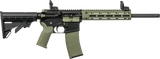 Tippmann Arms A101228 M4 LTE MSR 22 LR 25+1 16" Black Parkerized Threaded Barrel, OD Green Aluminum Receiver w/Picatinny Rail, M-LOK Handguard, Black Adj CAR15 Polymer Stock, OD Green Gen2 Grip, Right