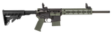 Tippmann Arms A101338 M4-22 LTE 22 LR 10+1 16" Black Parkerized Threaded Barrel, Matte Black Aluminum Receiver w/Picatinny Rail, OD Green M-LOK Handguard, Composite Forend, Black Polymer Stock, OD Gre