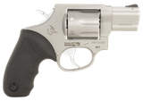 Taurus 2-817029 817  Medium 38 Special 7 Shot 2" Matte Stainless Steel Barrel, Cylinder & Frame, Black Rubber Grip, Exposed Hammer