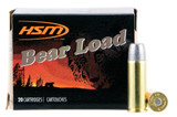 HSM 45C7N20 Bear Load  45 Colt 325 gr Wide Flat Nose 20 Per Box/ 20 Case