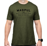 Magpul MAG1112-317-3XL Go Bang Parts  OD Green Cotton/Polyester Short Sleeve 3XL