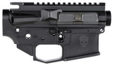 Grey Ghost Precision GGPSLIGHTRCVR AR MKII Light Receiver Set AR-15 Platform Multi-Caliber, 7075-T6 Aluminum w/Black Hardcoat Anodized Finished, Flared Mag Well