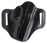 Galco CM228B Combat Master  OWB Black Leather Belt Slide Compatible w/Glock 20/21/37, Belt 1.75" Wide Right Hand