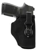 Galco TUC652B Tuck-N-Go 2.0 IWB Black Leather UniClip Fits S&W M&P Shield Fits S&W M&P Shield Plus Fits S&W M&P Shield 2.0 Right Hand