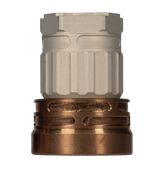 Q LLC ACCE9MOUNTTRILUGCLEAR Erect9r Three-Way Mount 9mm Aluminum/Stainless Steel Clear Hardcoat Anodized Tan