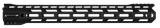 Rise Armament RA905100BLK RA-905 Handguard 10" 6061-T6 Aluminum Black Anodized with M-LOK & Picatinny Rail for AR-15