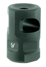 Strike Industries SAILCOMP Sail Comp  Black Steel with 1/2"-28 tpi Threads, 1.57" OAL & 0.26" Diameter for 223 Rem, 5.56x45mm NATO AR-Platform