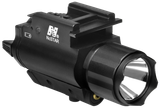 NcStar AQPFLSG Flashlight & Green Laser  Black Anodized 200 Lumens White Cree LED