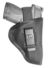 Crossfire Shooting Gear CRFTUSA1M1 The Undercover  IWB/OWB Size 01 Black Ballistic Nylon Belt Clip Fits Micro 1-1.50" Barrel Ambidextrous