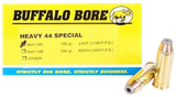Buffalo Bore Ammunition 14A20 Heavy Strictly Business 44S&W Spl 180gr Jacket Hollow Point 20 Per Box/12 Case