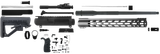 TacFire SSRK308LPK18BN AR Build Kit  Sports South Exclusive 308 Win AR-10 Black Nitride 5/8"x24