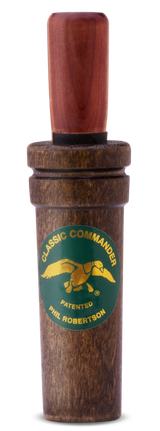 Duck Commander DC200 Classic Commander Open Call Double Reed, Mallard Hen Attracts Ducks, Natural Wood