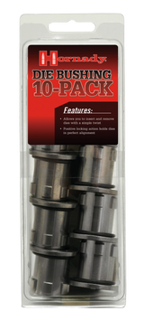 Hornady 044096 Lock-N-Load Die Bushing Metal Works With Hornady Lock N Load AP Press 10 Pack