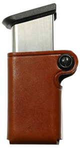 Galco SMC26 SMC Mag Case Single Tan Leather Belt Loop Compatible w/ Taurus PT945 Belts 1.75" Wide Ambidextrous Hand