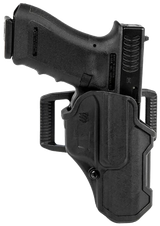 Blackhawk 410703BKR T-Series L2C Non-Light Bearing OWB Black Polymer Belt Slide Fits Colt 1911 w/wo Rail Right Hand