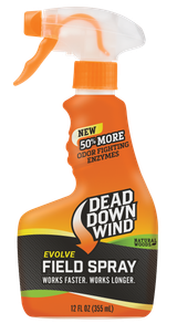 Dead Down Wind 1391218 Evolve Field Spray  Cover Scent Natural Woods Scent 12 oz Trigger Spray