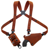 Galco CL2160 Classic Lite 2.0 Shoulder System Size Fits Chest Up To 56" Natural Leather Shoulder Fits S&W J Frame Fits Charter Arms Undercover Right Hand