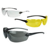 Radians OV3114CS Overlook Glasses Adult Clear/Smoke Gray/Amber/Black/Silver Frames 3 Pack