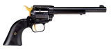 Heritage Mfg RR22B4GLD Rough Rider  22 LR 6 Shot 4.75" Black Oxide Barrel, Cylinder & Frame, Black Laminate Wood Grips Features Gold Accents