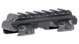 Reptilia LLC 100271 RMU Mount 6 Slot Black 7075-T6 Aluminum Mil-Spec 1913 Picatinny Rail Mount