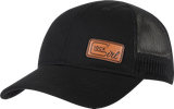 Glock AP96239 Ponytail Hat  Black Leather Glock Girl Patch