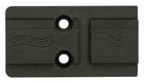 Walther Arms 5136211 Optic Plate  Black Steel Fits Walther PDP 2.0