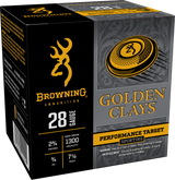 Browning Ammo BGC287 Golden Clays  28Gauge 2.75" 3/4oz 7.5Shot 25 Per Box/10 Case