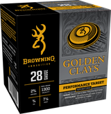 Browning Ammo BGC287 Golden Clays  28Gauge 2.75" 3/4oz 7.5Shot 25 Per Box/10 Case
