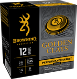 Browning Ammo BGC128 Golden Clays  12Gauge 2.75" 1 1/8oz 8Shot 25 Per Box/10 Case