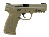Smith & Wesson LE 11767 M&P 9 M2.0 
9mm Luger Double 4.25" 17+1 FDE Interchangeable Backstrap Grip FDE Polymer Frame FDE Armornite Stainless Steel Slide