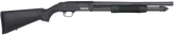 Mossberg 51605 590S  12 Gauge Pump 3" 9+1 18.50" Matte Blued Steel Barrel, Matte Blued Optic Ready Receiver, Fixed Black Synthetic Stock, Right Hand