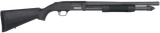 Mossberg 51605 590S  12 Gauge Pump 3" 9+1 18.50" Matte Blued Steel Barrel, Matte Blued Optic Ready Receiver, Fixed Black Synthetic Stock, Right Hand