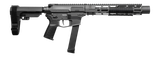 CMMG 99A6832-TNG Zeroed Banshee MkGs 9mm Luger 33+1 6.50" Black Nitride Threaded Barrel, Tungsten Cerakote Aluminum Receiver w/Picatinny Rail, M-LOK Handguard, Black Polymer CMMG RipBrace, CMMG Zeroed