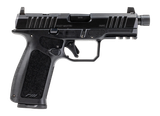 Rost Martin RM1XBTH RM1X Tactical Compact 9mm Luger 24+1 4.60" Black Threaded Barrel, Black Nitrocarburized Steel Optic Ready/Serrated Slide, Black Polymer Frame w/Picatinny Rail, Interchangeable Back