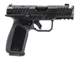 Rost Martin RM1XBC1 RM1X Comp Compact 9mm Luger 10+1 4" Black Compensated Match Grade Barrel, Black Nitrocarburized Optic Ready/Serrated Slide, Black Polymer Frame w/Picatinny Rail, Interchangeable Ba