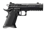 Fusion Firearms XP-COMP-9-BLK-P XP Comp 9mm Luger 17+1 4.60" Black Tennifer Compensated Barrel, Tennifer QPQ Steel Optic Ready/Ported/Serrated Slide &l Frame w/Beavertail & Picatinny Rail, Black Alumi