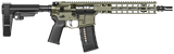 Radian Weapons R0515 Model 1 Pistol 223 Wylde 30+1 10.50", OD Green Billet Rec/M-Lok Handguard, Smooth Buffer Tube (No Brace), Magpul Grip, Ambi Controls, Dead Air QD Flash Hider, Adj. Triggers