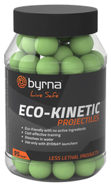 Byrna Technologies RB68403 ECO-Kinetic  95ct Green Water Soluble Projectile Compatible w/ Byrna Launchers