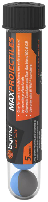 Byrna Technologies HH68316 Max Projectiles  5ct Gray/Blue