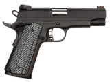 Rock Island 51487 Rock Ultra MS 45 ACP Caliber with 4.25" Barrel, 8+1 Capacity, Overall Black Parkerized Finish Steel, Beavertail Frame, Serrated Slide & Black/Gray G10 Grip